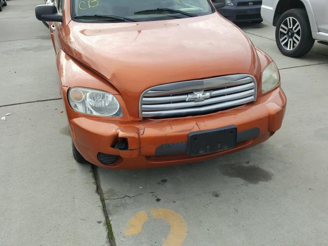 3GNDA13DX6S674992 - 2006 CHEVROLET HHR LS ORANGE photo 9
