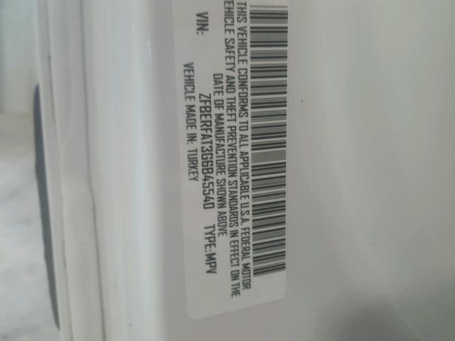 ZFBERFAT3G6B45540 - 2016 RAM PROMASTER 白色 照片 10