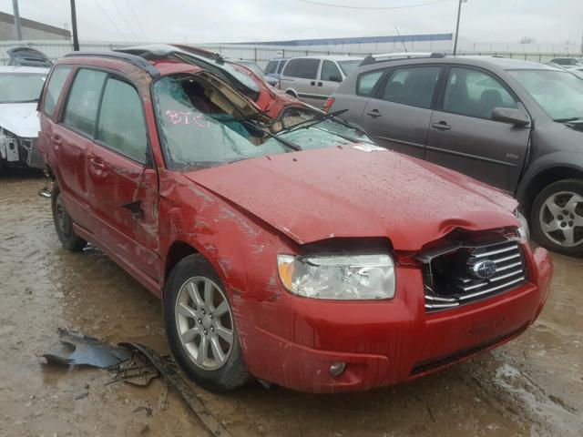 JF1SG65638H706659 - 2008 SUBARU FORESTER 2 MAROON photo 1