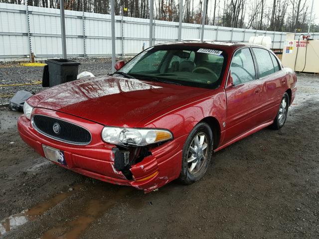 1G4HR54KX3U189198 - 2003 BUICK LESABRE LI MAROON photo 2