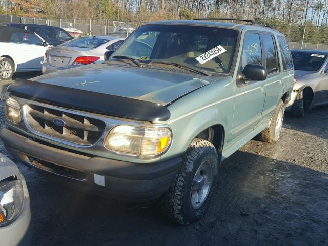 1FMZU34E1WZA90648 - 1998 FORD EXPLORER GREEN photo 2