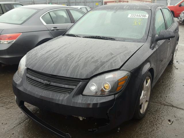 1G1AF5F58A7132251 - 2010 CHEVROLET COBALT 2LT BLACK photo 2