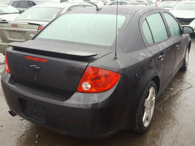 1G1AF5F58A7132251 - 2010 CHEVROLET COBALT 2LT BLACK photo 4