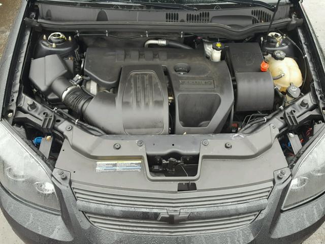 1G1AF5F58A7132251 - 2010 CHEVROLET COBALT 2LT BLACK photo 7