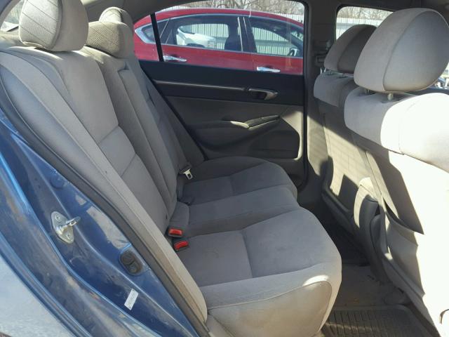 1HGFA16826L034038 - 2006 HONDA CIVIC EX ლურჯი ფოტო 6
