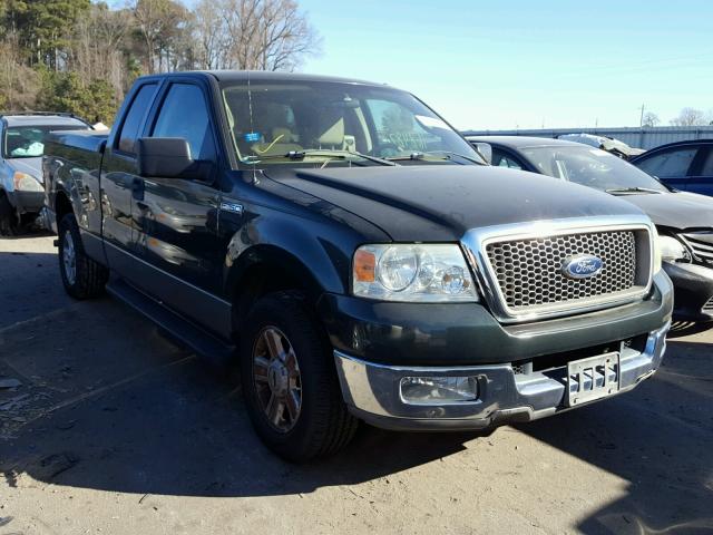 1FTPX12584NA90659 - 2004 FORD F150 GREEN photo 1