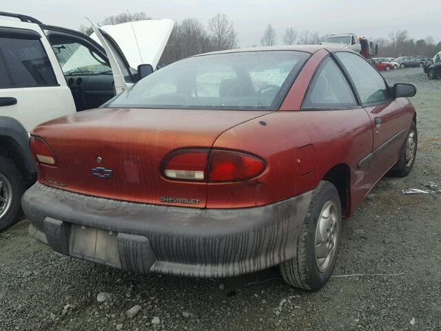 1G1JC1247S7173681 - 1995 CHEVROLET CAVALIER ORANGE photo 4