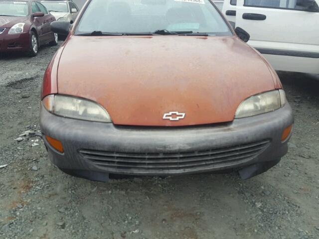 1G1JC1247S7173681 - 1995 CHEVROLET CAVALIER ORANGE photo 9