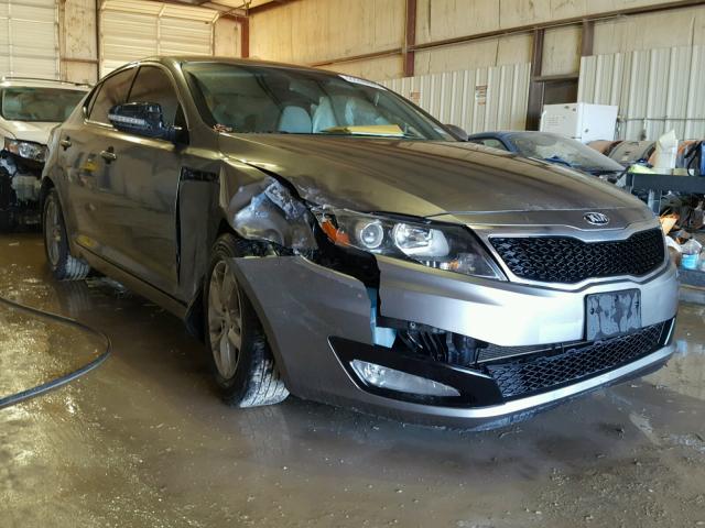 5XXGM4A79DG225575 - 2013 KIA OPTIMA LX SILVER photo 1