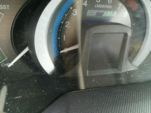 JHMZE2H7XAS010383 - 2010 HONDA INSIGHT EX GRAY photo 8