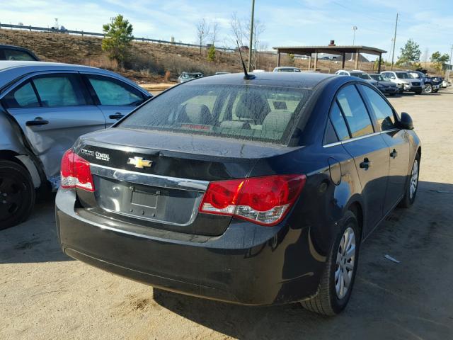 1G1PC5SH9B7273351 - 2011 CHEVROLET CRUZE LS BLACK photo 4