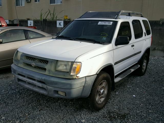 5N1ED28TX1C543677 - 2001 NISSAN XTERRA XE WHITE photo 2