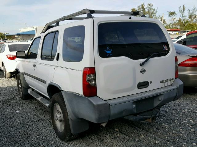 5N1ED28TX1C543677 - 2001 NISSAN XTERRA XE WHITE photo 3