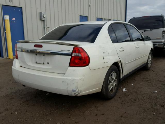 1G1ZT52885F309890 - 2005 CHEVROLET MALIBU LS WHITE photo 4