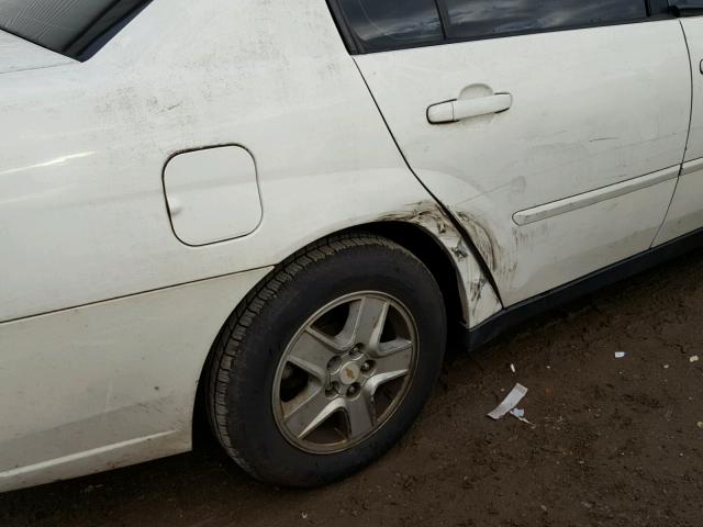 1G1ZT52885F309890 - 2005 CHEVROLET MALIBU LS WHITE photo 9