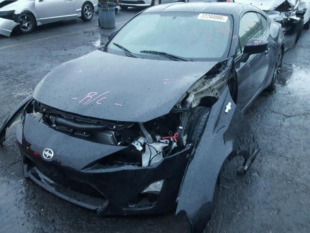 JF1ZNAA17D2710499 - 2013 TOYOTA SCION FR-S შავი ფოტო 2