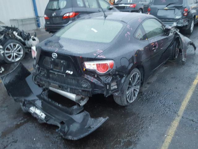 JF1ZNAA17D2710499 - 2013 TOYOTA SCION FR-S შავი ფოტო 4