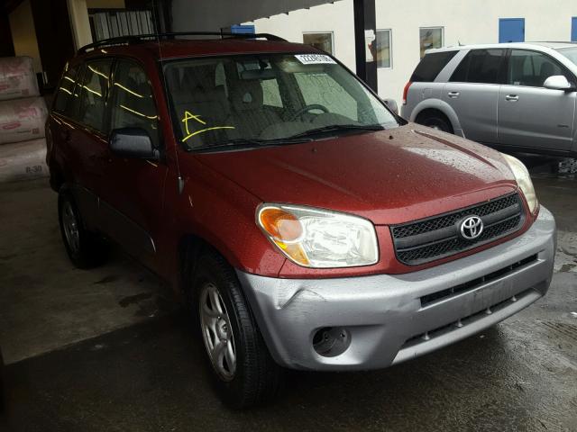 JTEGD20V340027415 - 2004 TOYOTA RAV4 RED photo 1