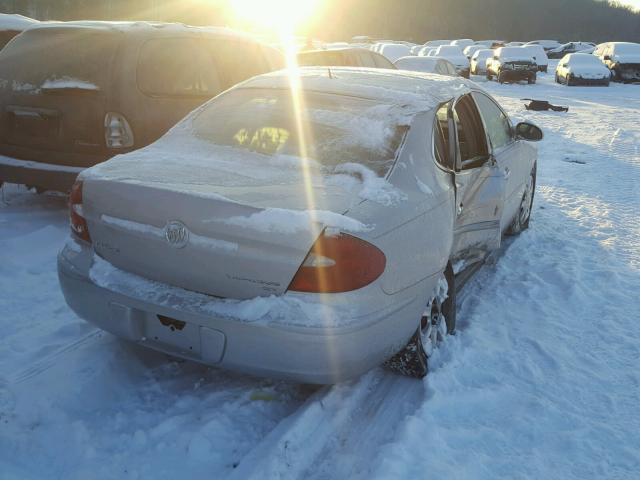 2G4WC582X61227807 - 2006 BUICK LACROSSE C SILVER photo 4