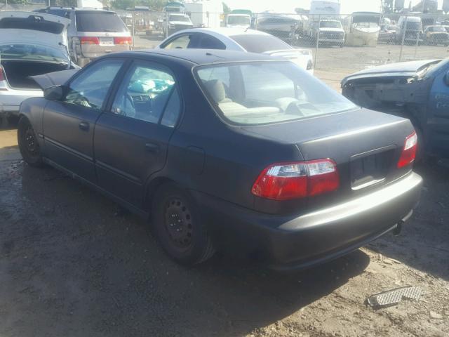 1HGEJ6571XL047446 - 1999 HONDA CIVIC LX BLACK photo 3