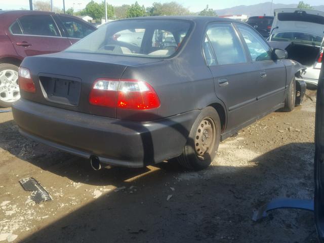 1HGEJ6571XL047446 - 1999 HONDA CIVIC LX BLACK photo 4