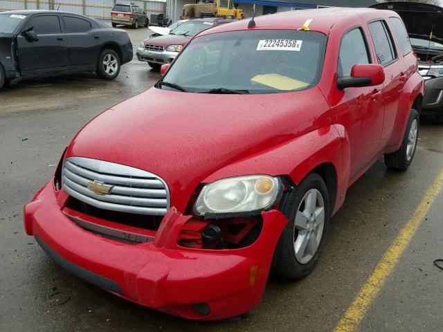 3GNDA23D48S584312 - 2008 CHEVROLET HHR LT MAROON photo 2