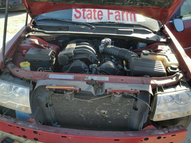 2C3KA43DX9H565591 - 2009 CHRYSLER 300 LX RED photo 7