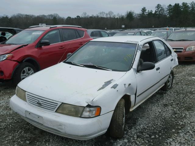 1N4AB41D8VC755108 - 1997 NISSAN SENTRA XE WHITE photo 2