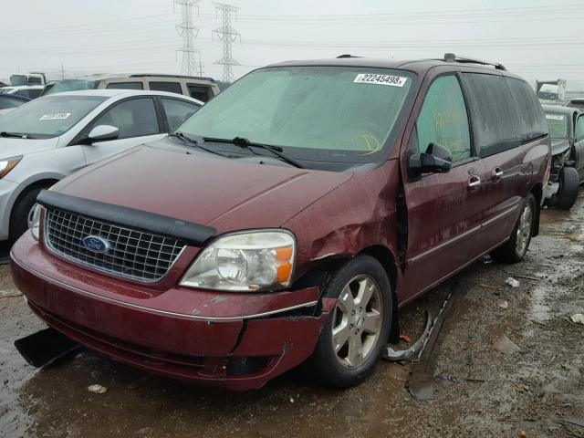 2FMDA58286BA11087 - 2006 FORD FREESTAR L BURGUNDY photo 2