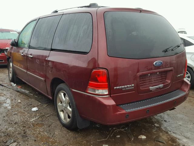 2FMDA58286BA11087 - 2006 FORD FREESTAR L BURGUNDY photo 3