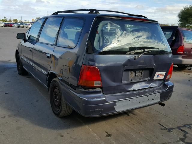 JHMRA1848SC005609 - 1995 HONDA ODYSSEY LX BLUE photo 3