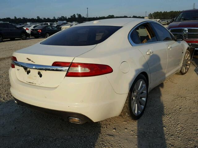 SAJWA06B19HR36726 - 2009 JAGUAR XF PREMIUM WHITE photo 4