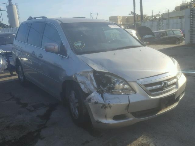 5FNRL38427B036484 - 2007 HONDA ODYSSEY EX SILVER photo 1