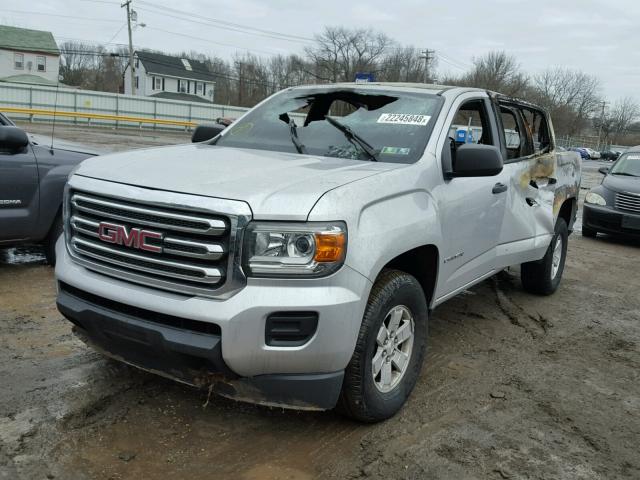 1GTG5AE35F1174299 - 2015 GMC CANYON SILVER photo 2