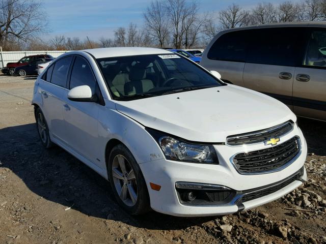 1G1PE5SB2F7103571 - 2015 CHEVROLET CRUZE LT WHITE photo 1