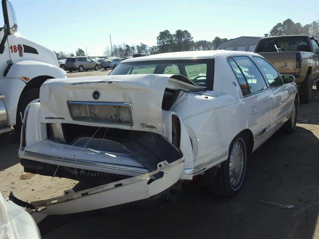 1G6KD54YXXU798314 - 1999 CADILLAC DEVILLE WHITE photo 4