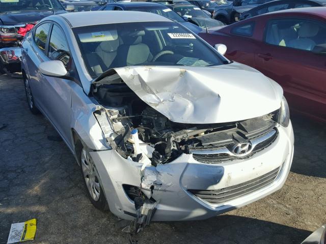 5NPDH4AE1BH038323 - 2011 HYUNDAI ELANTRA GL SILVER photo 1