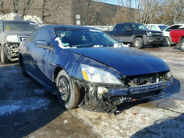 1HGCM81784A019053 - 2004 HONDA ACCORD EX BLUE photo 1