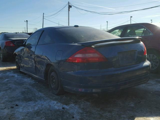 1HGCM81784A019053 - 2004 HONDA ACCORD EX BLUE photo 3