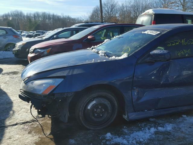 1HGCM81784A019053 - 2004 HONDA ACCORD EX BLUE photo 9