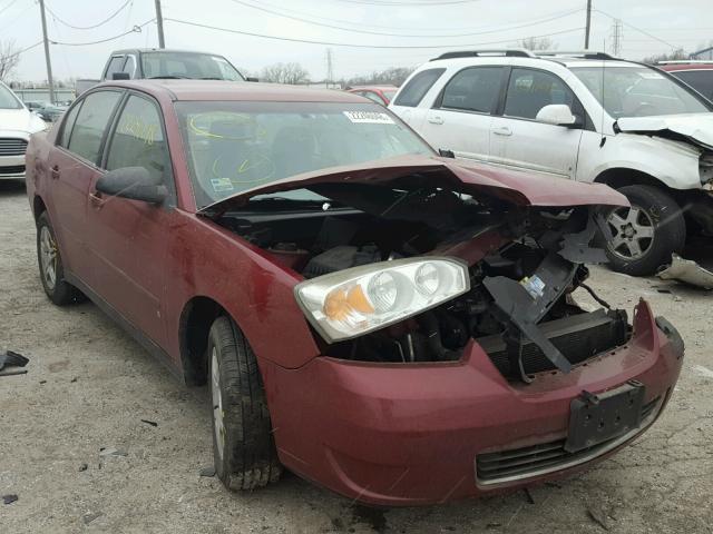 1G1ZS58F77F106114 - 2007 CHEVROLET MALIBU LS RED photo 1