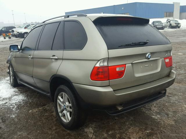 5UXFA13566LY33358 - 2006 BMW X5 3.0I GREEN photo 3