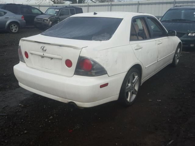 JTHBD192540083520 - 2004 LEXUS IS 300 WHITE photo 4