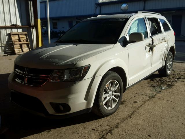 3C4PDCBG0FT742750 - 2015 DODGE JOURNEY SX WHITE photo 2