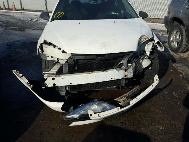 1G2ZG57N584237819 - 2008 PONTIAC G6 BASE WHITE photo 9