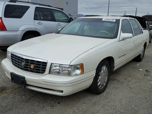 1G6KF5497VU297185 - 1997 CADILLAC DEVILLE CO WHITE photo 2