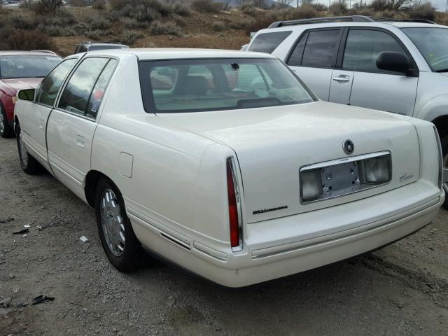 1G6KF5497VU297185 - 1997 CADILLAC DEVILLE CO WHITE photo 3