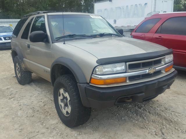 1GNCT18W4YK265885 - 2000 CHEVROLET BLAZER TAN photo 1