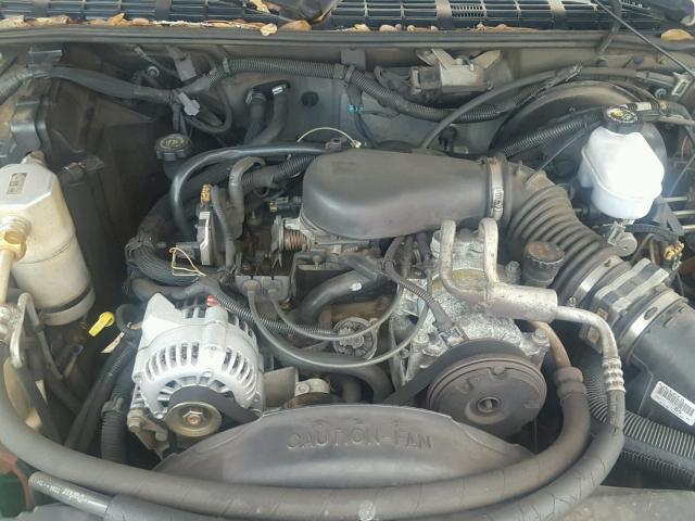 1GNCT18W4YK265885 - 2000 CHEVROLET BLAZER TAN photo 7