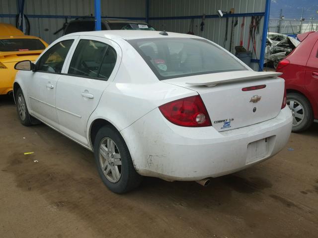 1G1AL54F957609327 - 2005 CHEVROLET COBALT LS WHITE photo 3